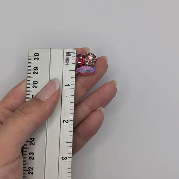 Vintage 80s earrings - Picture 8 of 9